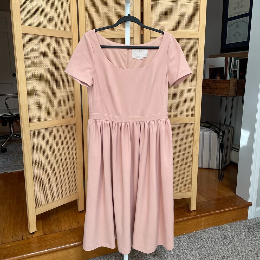 Gal Meets Glam Pink Midi Dress